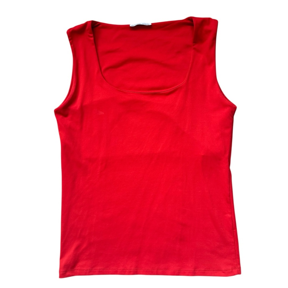 Zara Red Sleeveless Women's Tank Top, Size L